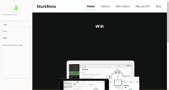 Desktop Screenshot of marknoteapp.com